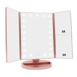 Desktop Makeup Mirror with LED Lights